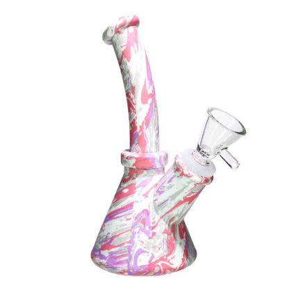 6 in - Beaker Multidesign Silicone Bong