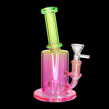 8 Inch Glass Water Metallic Pipe | Wholesale Color Glass Bong