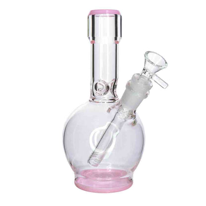 8" Color Base Glass Bong with Diffused Downstem – Wholesale Water Pipe