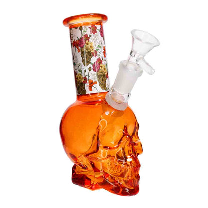 7 Inch Skull Glass Water Pipe | Wholesale Skull Bong for Smoke Shops