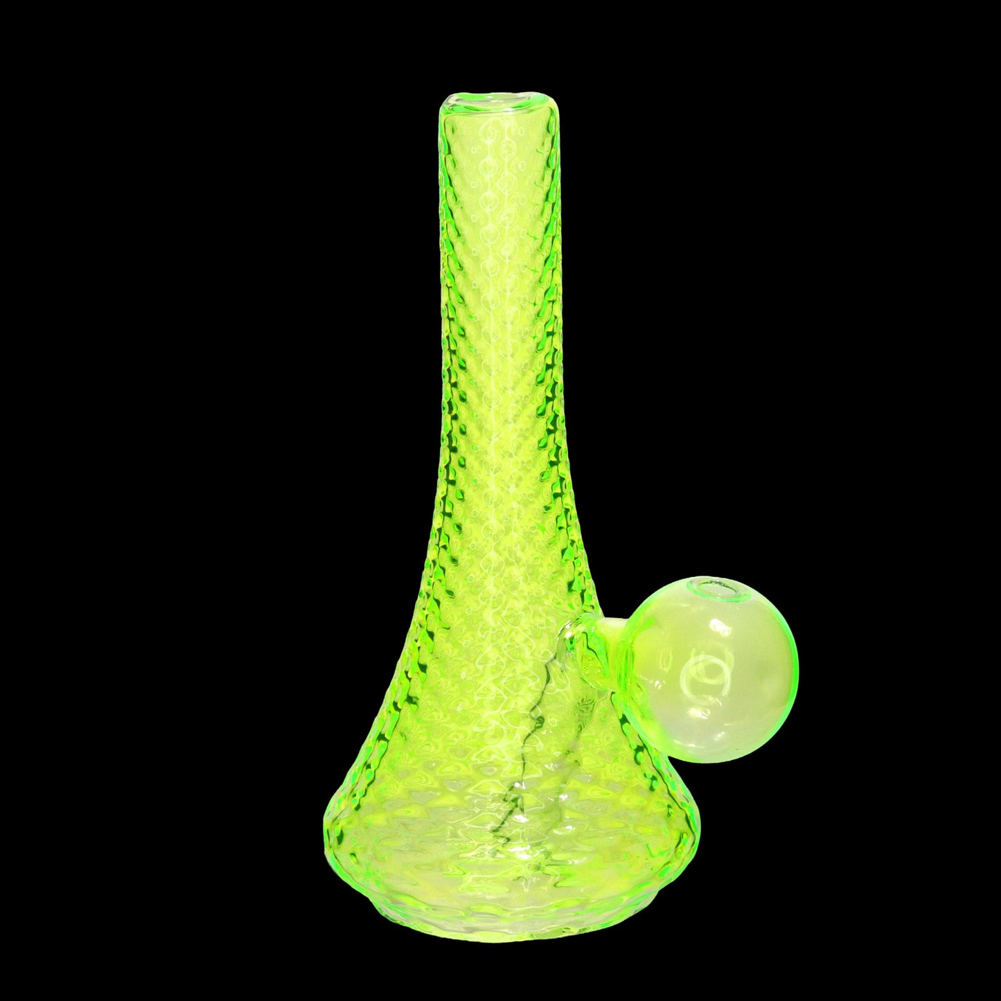 Textured Beaker Glass Oil Burner Pipe – Assorted Colors Wholesale