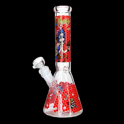 10” R & M Style Glass Beaker Bong – Best-Selling Water Pipe for Smoke Shops
