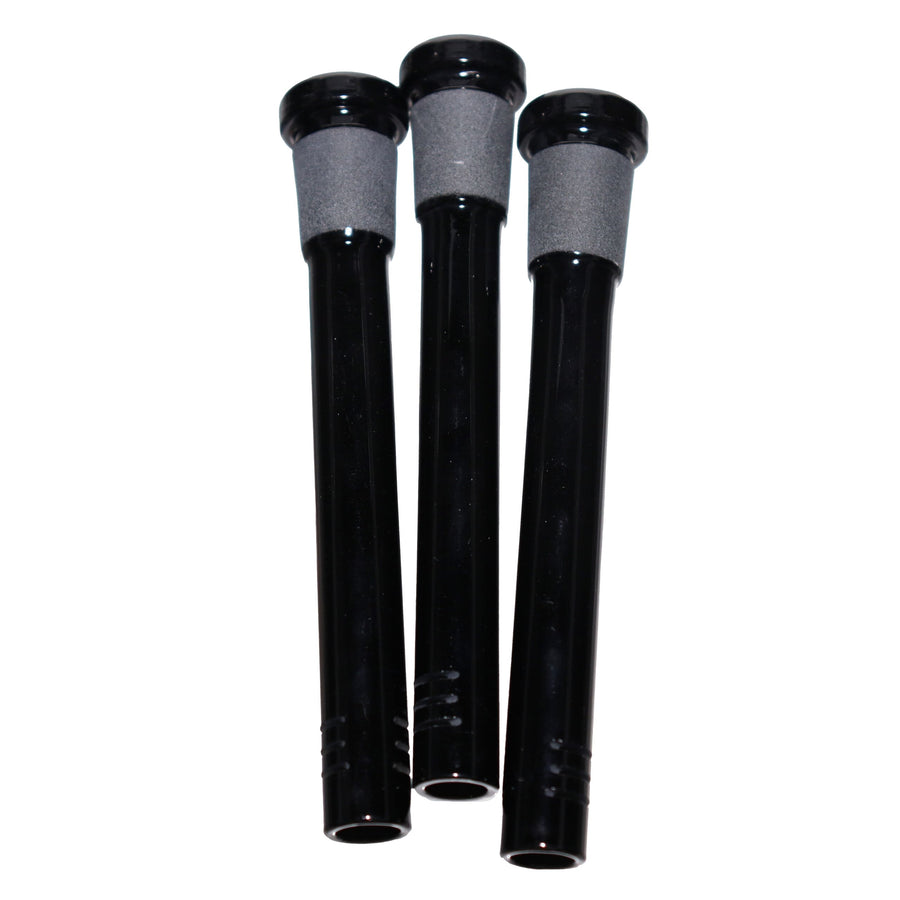 4 Inch Black Glass Downstem