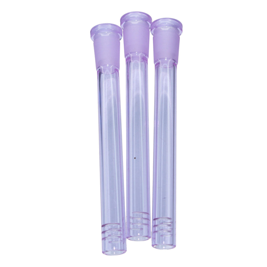5 Inch Purple Glass Downstem