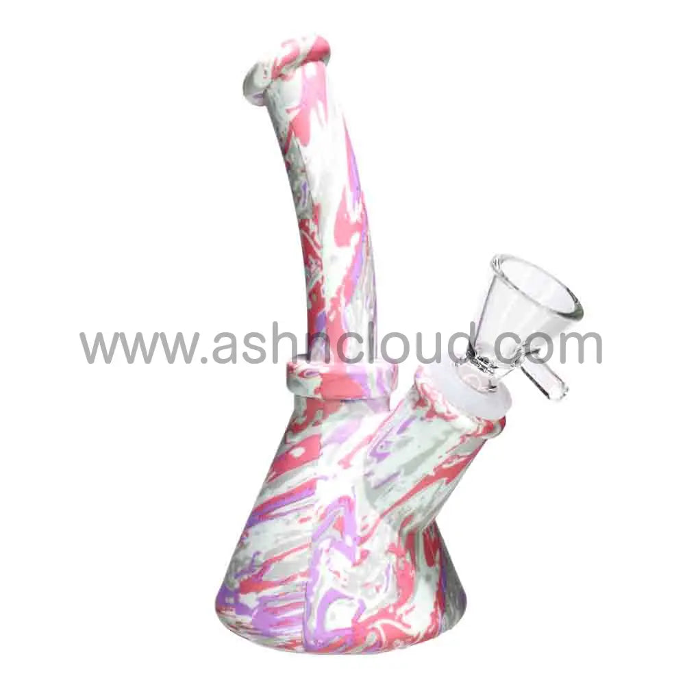 6 in - Beaker Multidesign Silicone Bong