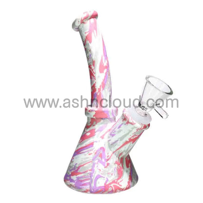 6 in - Beaker Multidesign Silicone Bong