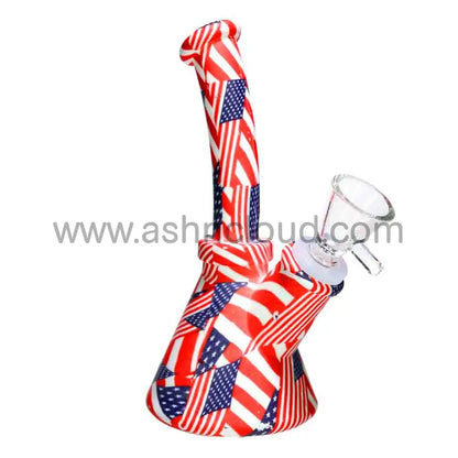 6 in - Beaker Multidesign Silicone Bong