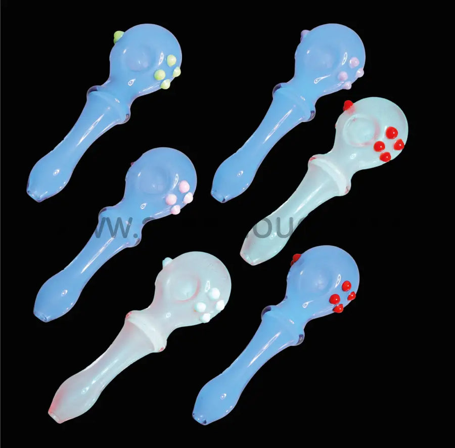 6 Inch Glow-in-the-Dark Spoon Hand Pipe