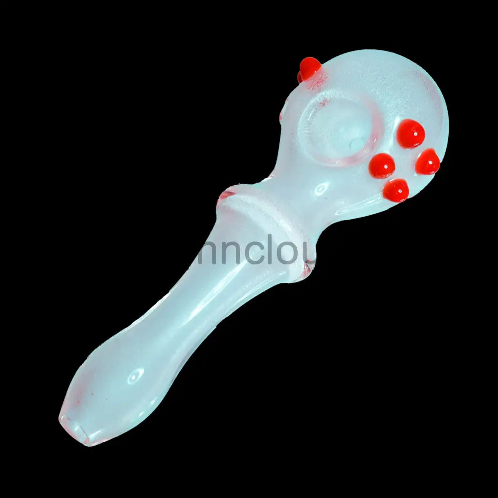 6 In - Big Glow Dark Spoon Hand Pipe