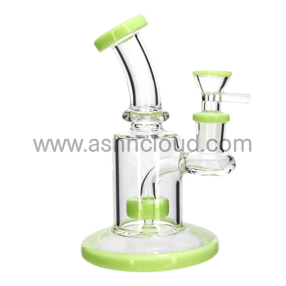 6 In - Classic Glass Bong Slime 8 Colors