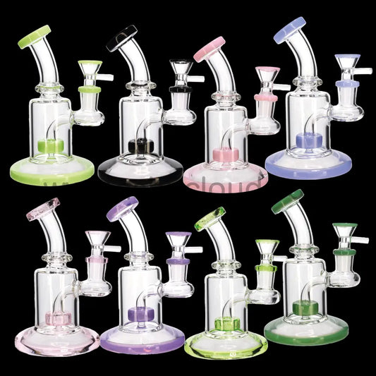 6 In - Classic Glass Bong Slime 8 Colors