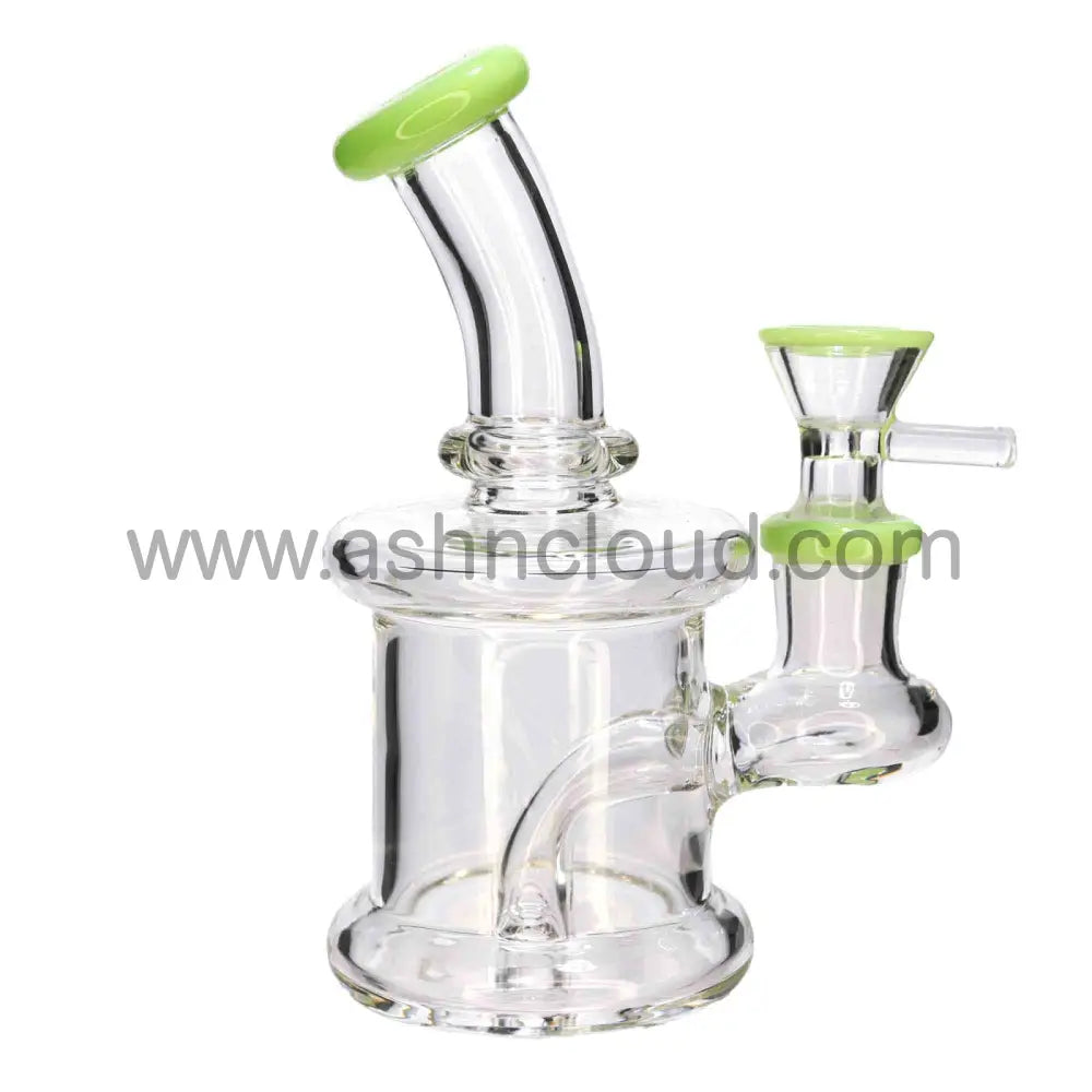 6 In - Classic Mini Glass Bong 8 Colors