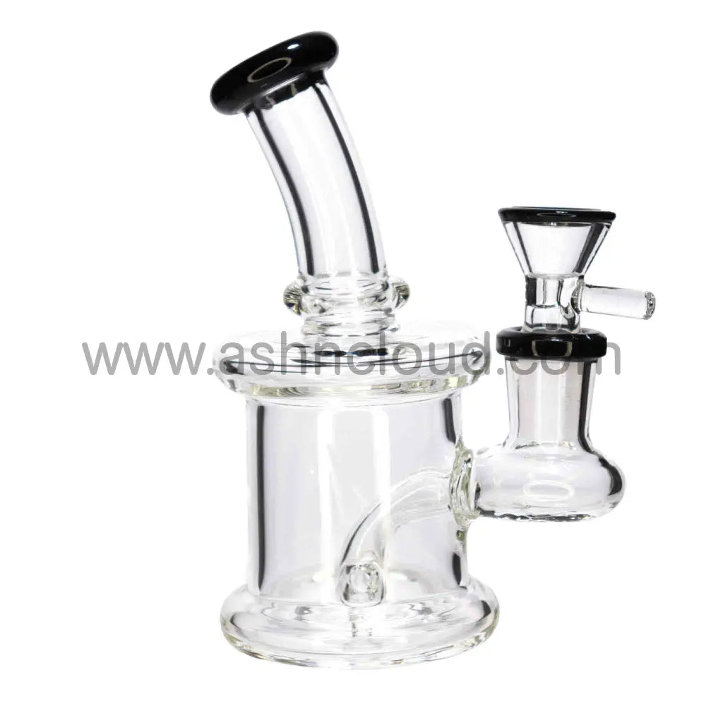 6 In - Classic Mini Glass Bong 8 Colors