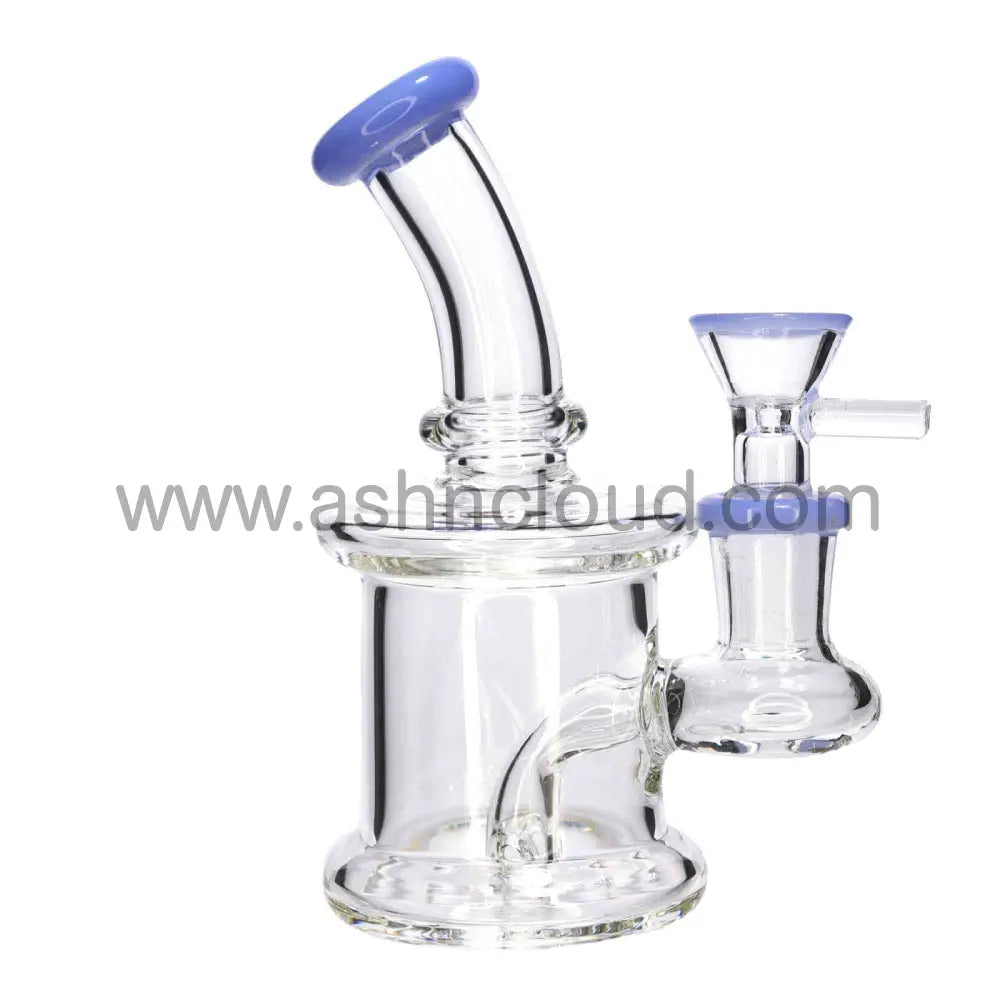 6 In - Classic Mini Glass Bong 8 Colors