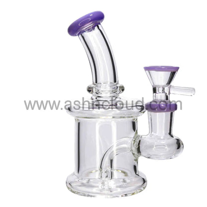 6 In - Classic Mini Glass Bong 8 Colors