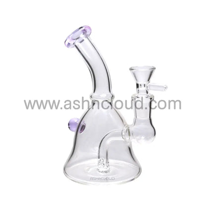 6 In - Clear Glass One-Tone Mini Bong