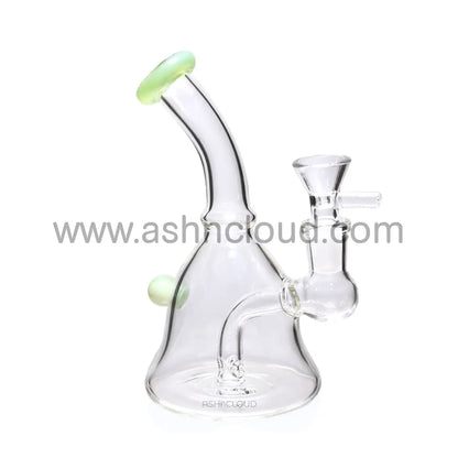 6 In - Clear Glass One-Tone Mini Bong