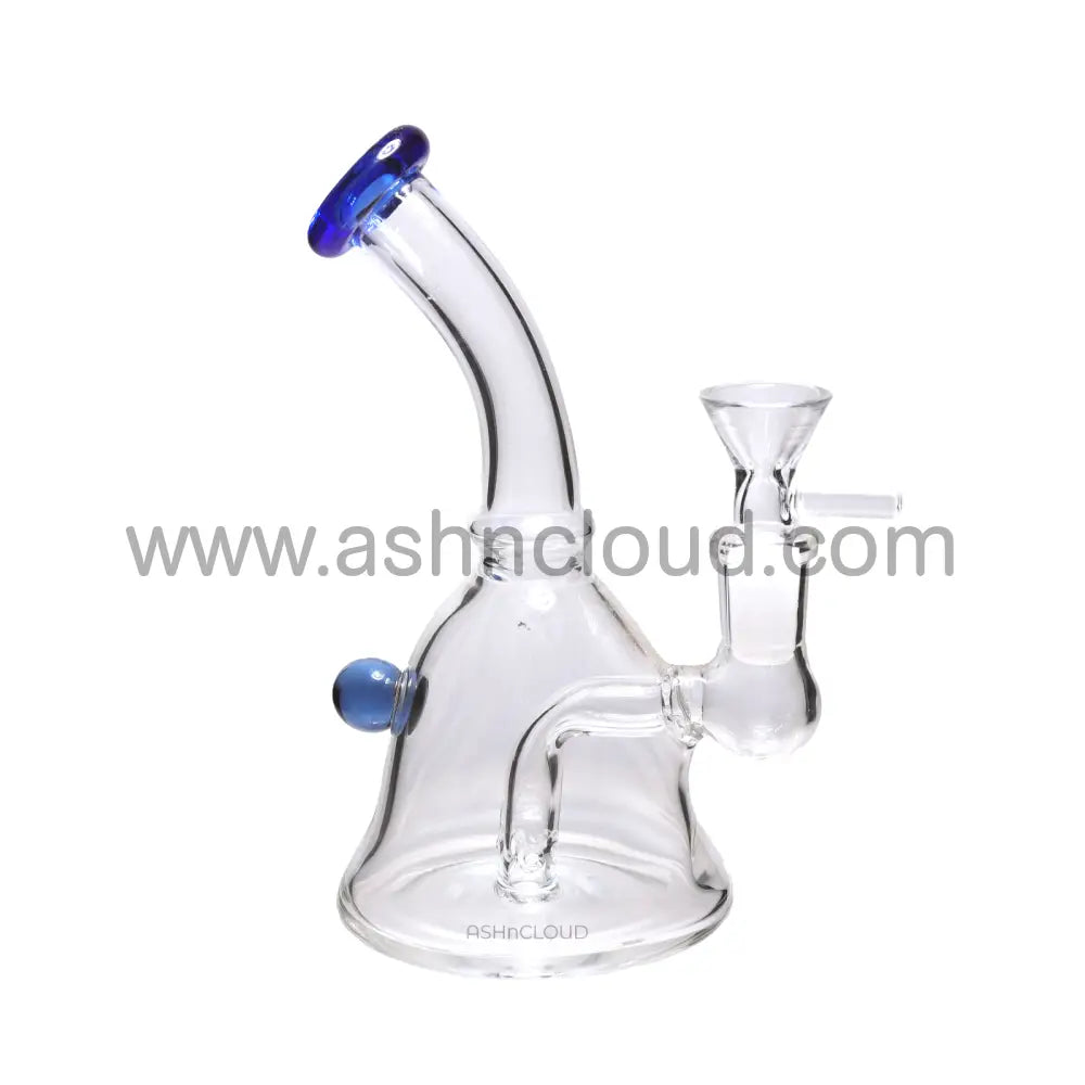 6 In - Clear Glass One-Tone Mini Bong