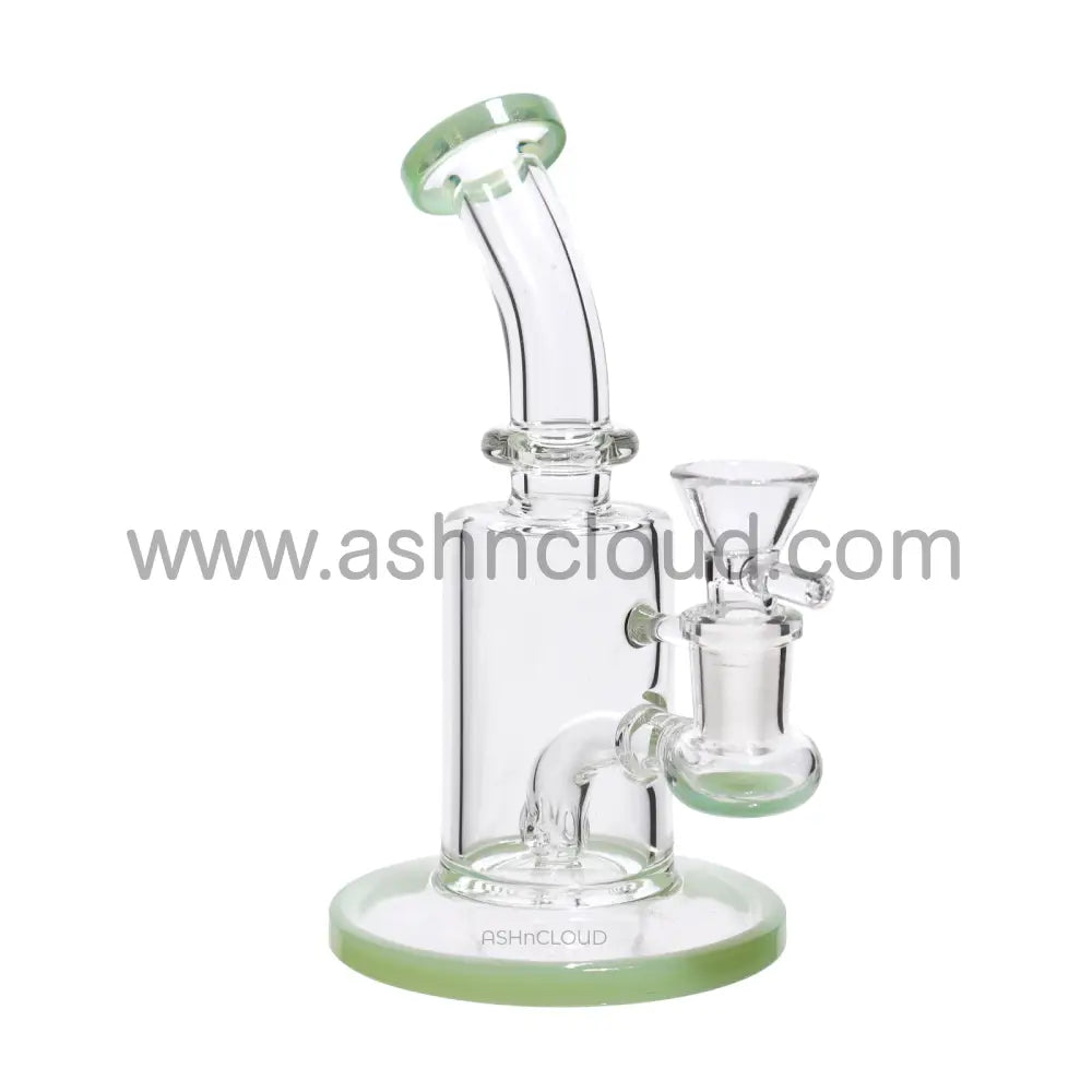 6 In - Clear Glass One-Tone Mini Bong