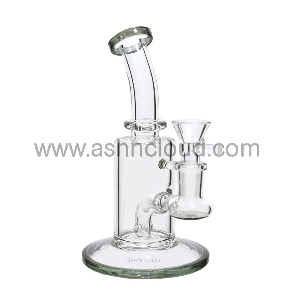 6 In - Clear Glass One-Tone Mini Bong