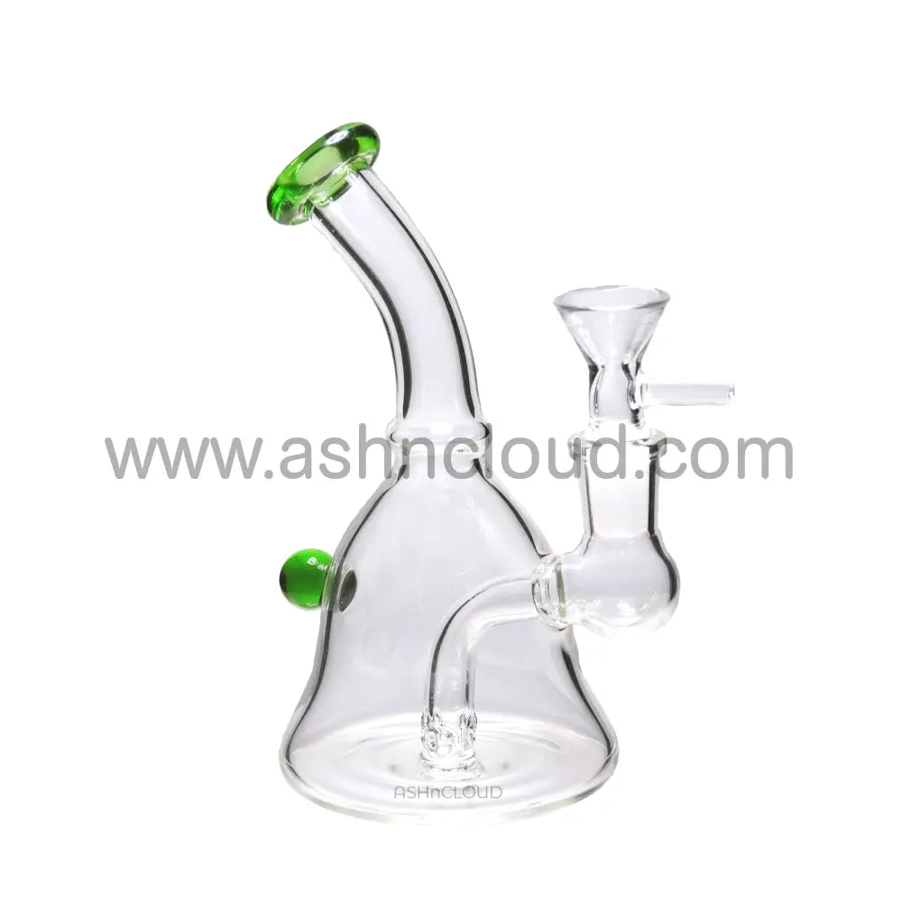 6 In - Clear Glass One-Tone Mini Bong