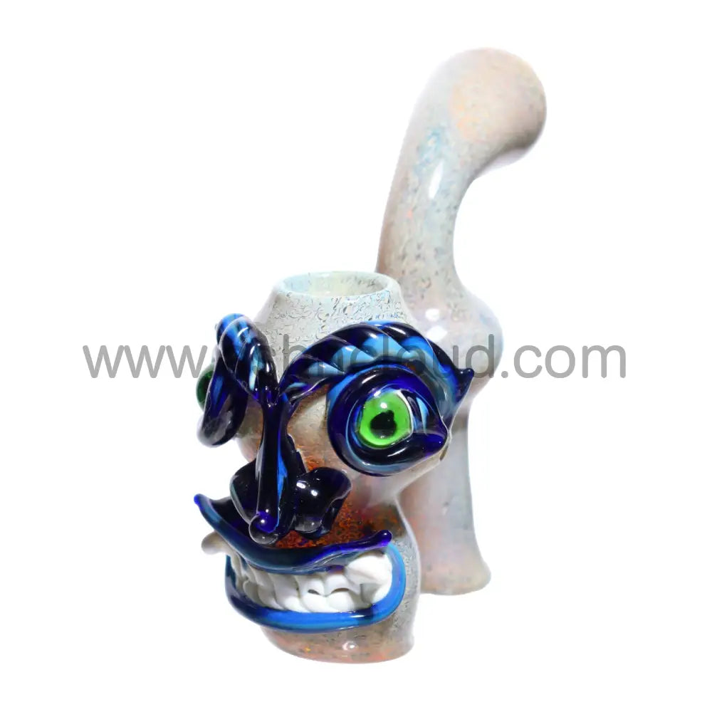 6 In - Crazy Monster Glass Bubbler Fancy