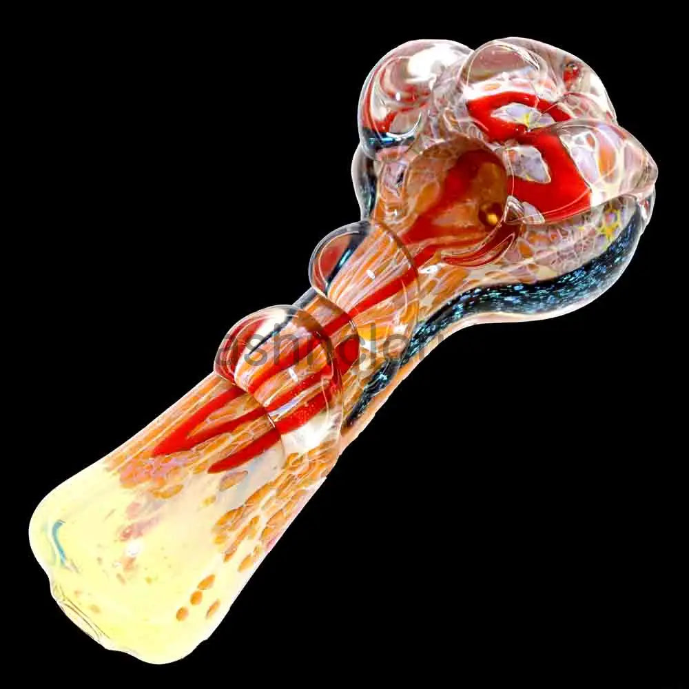 6 in - Dots Dicro Heavy Glass Spoon Pipe