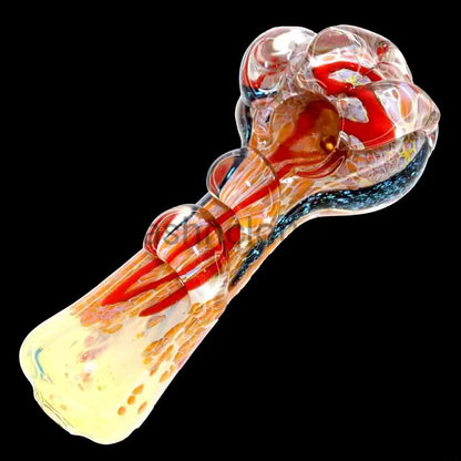 6 in - Dots Dicro Heavy Glass Spoon Pipe