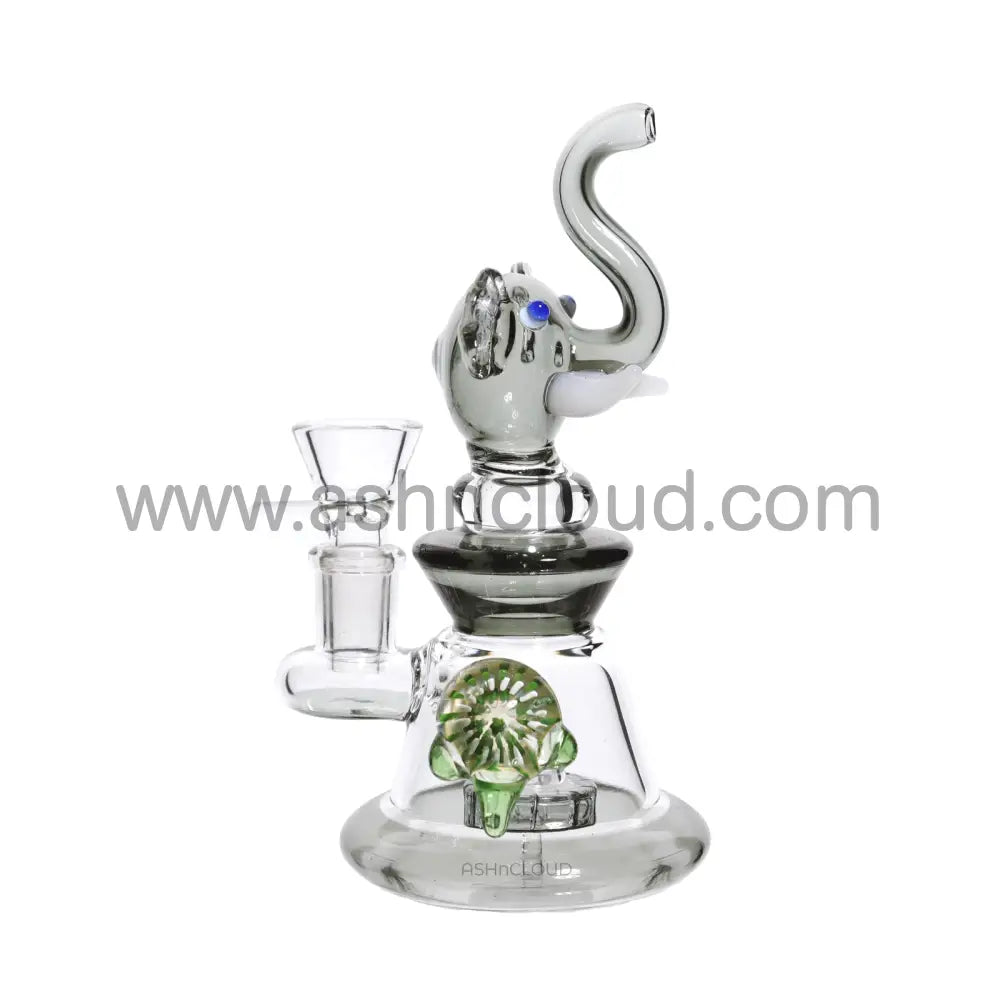 6 In - Elephant Showerhead Mini Bong