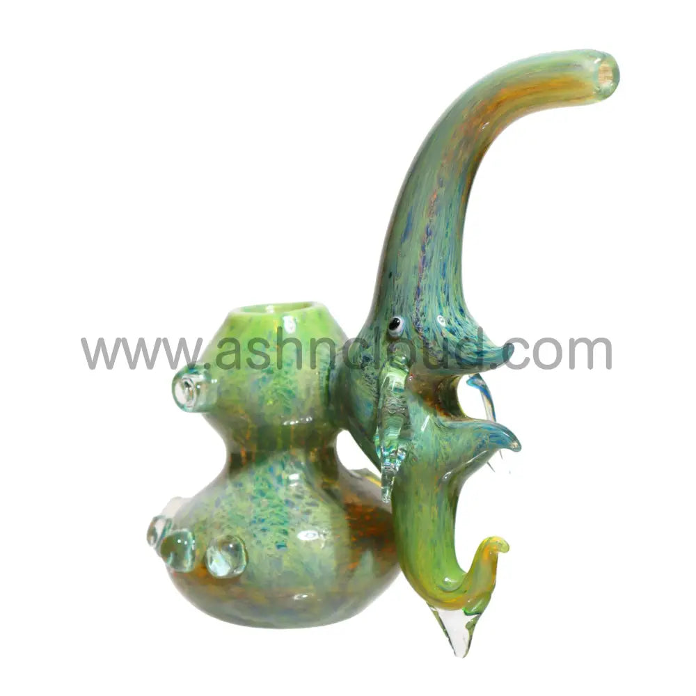 6 In - Fancy Fish Monster Glass Bubbler