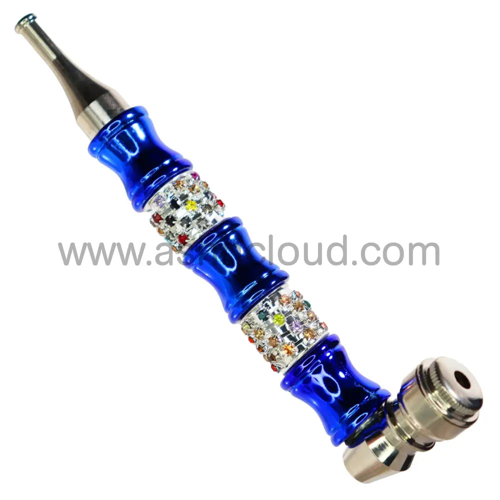 6 In - Fancy Rainbow Diamond Metal Pipe