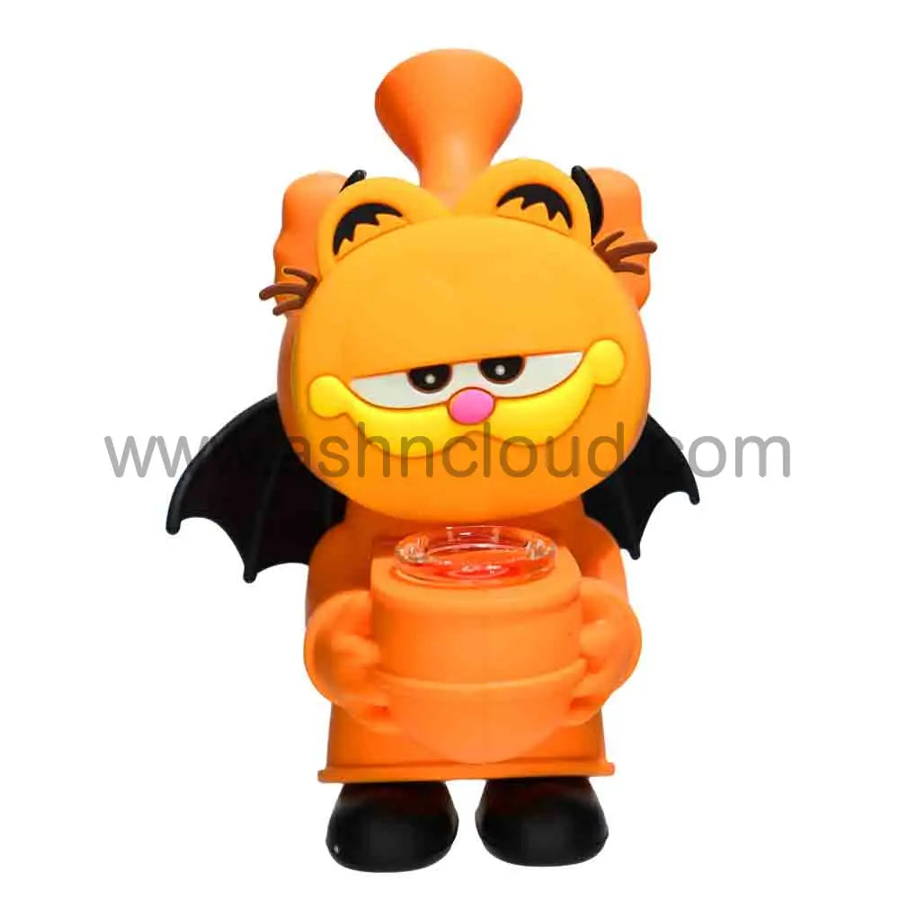 6 in - Garfield Cat Silicone Bong