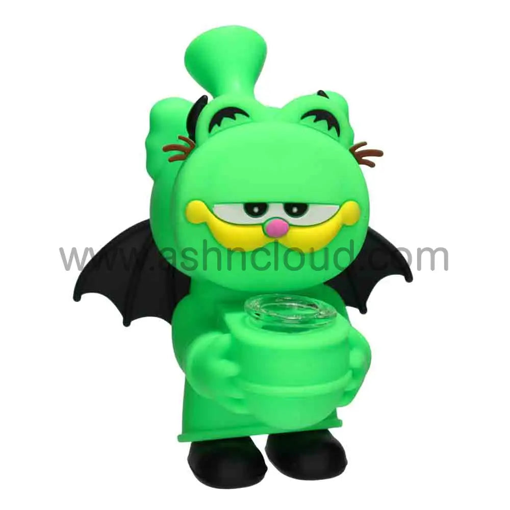 6 in - Garfield Cat Silicone Bong