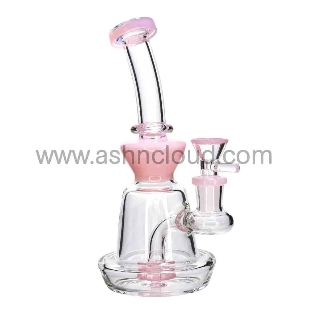 6 In - Hat Shape Mini Glass Bong 8 Colors