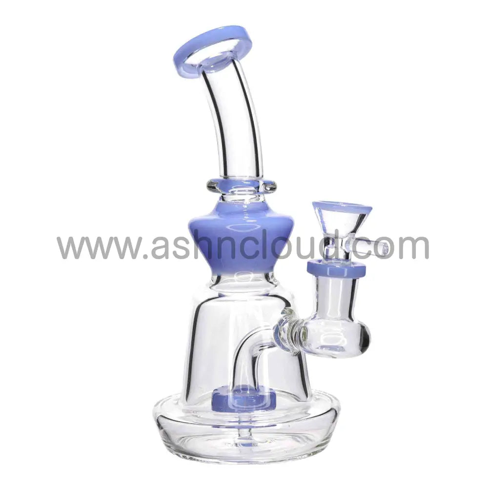 6 In - Hat Shape Mini Glass Bong 8 Colors