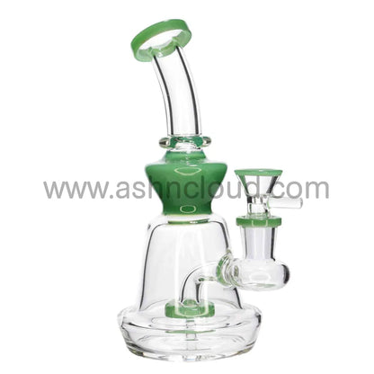 6 In - Hat Shape Mini Glass Bong 8 Colors