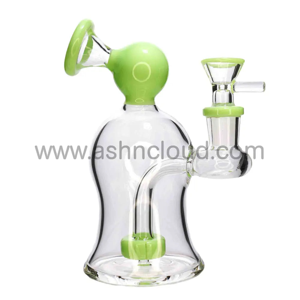 6 In - Mini Curvy 8 Colors 45 Degree Glass Bong