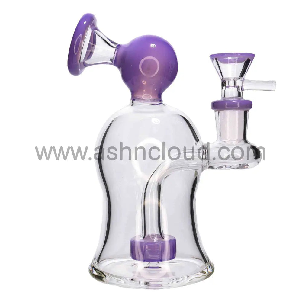 6 In - Mini Curvy 8 Colors 45 Degree Glass Bong