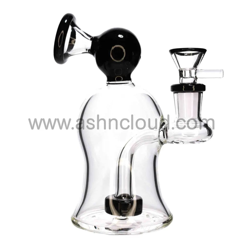 6 In - Mini Curvy 8 Colors 45 Degree Glass Bong