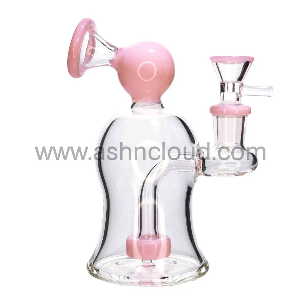 6 In - Mini Curvy 8 Colors 45 Degree Glass Bong