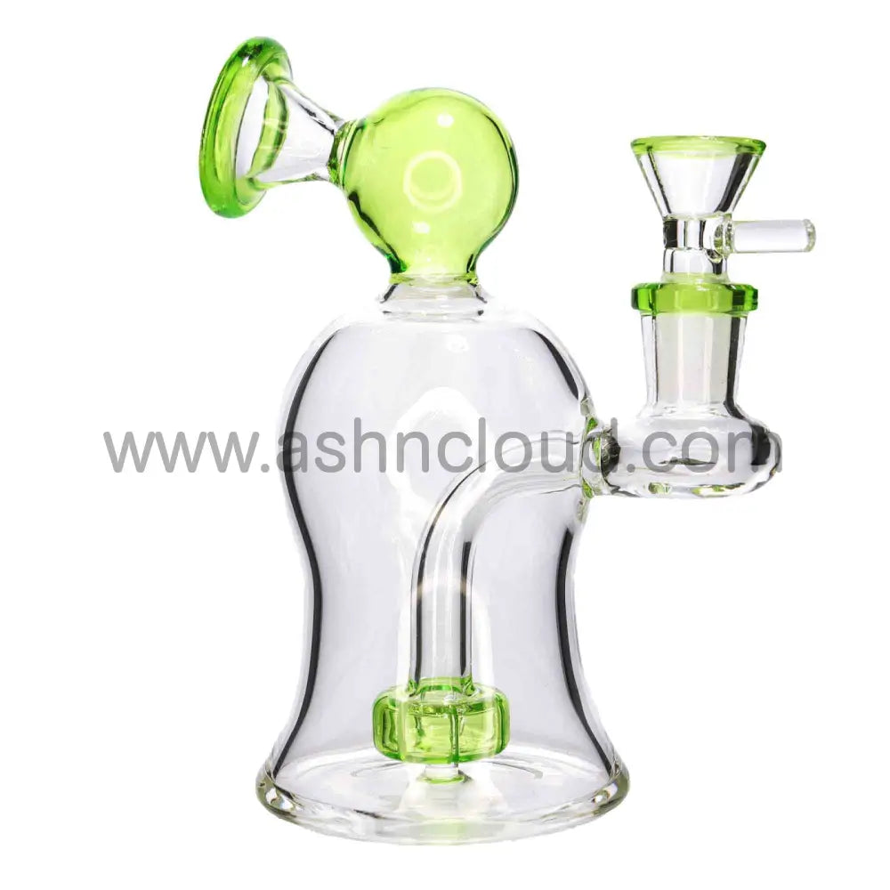 6 In - Mini Curvy 8 Colors 45 Degree Glass Bong