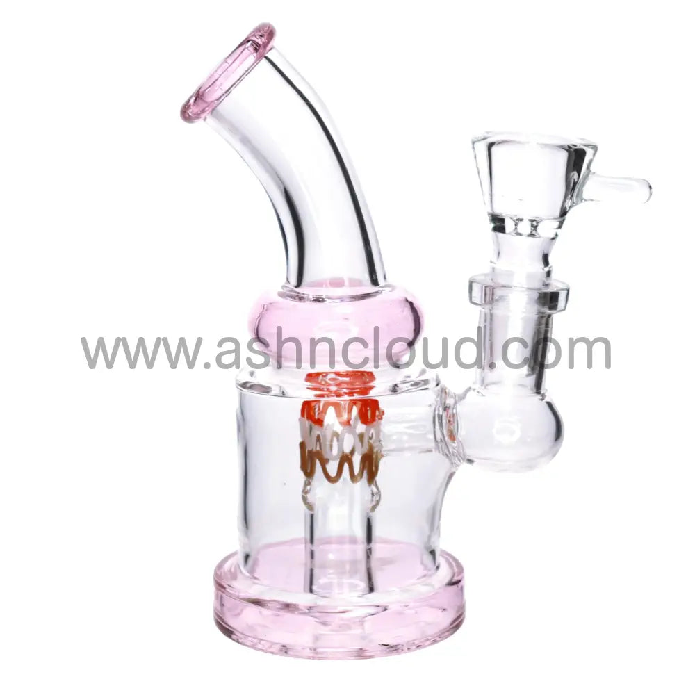 6 In - Mini Glass Bong Perc Tails