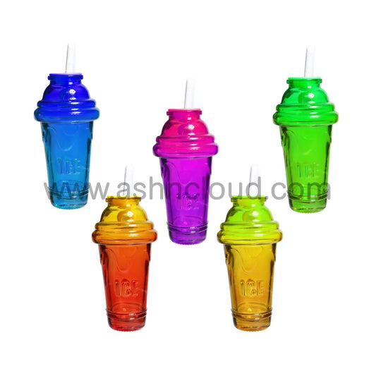 6 In - Multicolor Bottle Glass Oil Burner