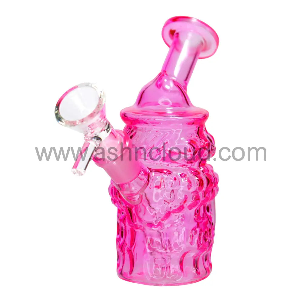 6 in - Multicolor Mini Water Pipe Glass