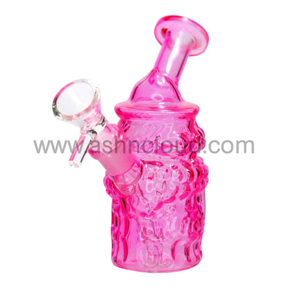 6 in - Multicolor Mini Water Pipe Glass