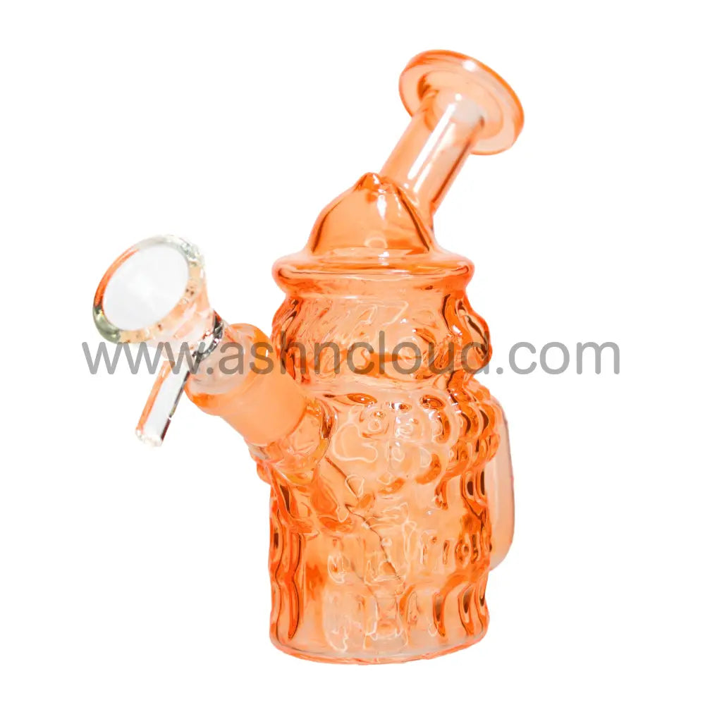 6 in - Multicolor Mini Water Pipe Glass
