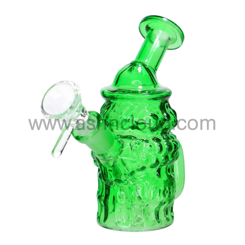 6 in - Multicolor Mini Water Pipe Glass