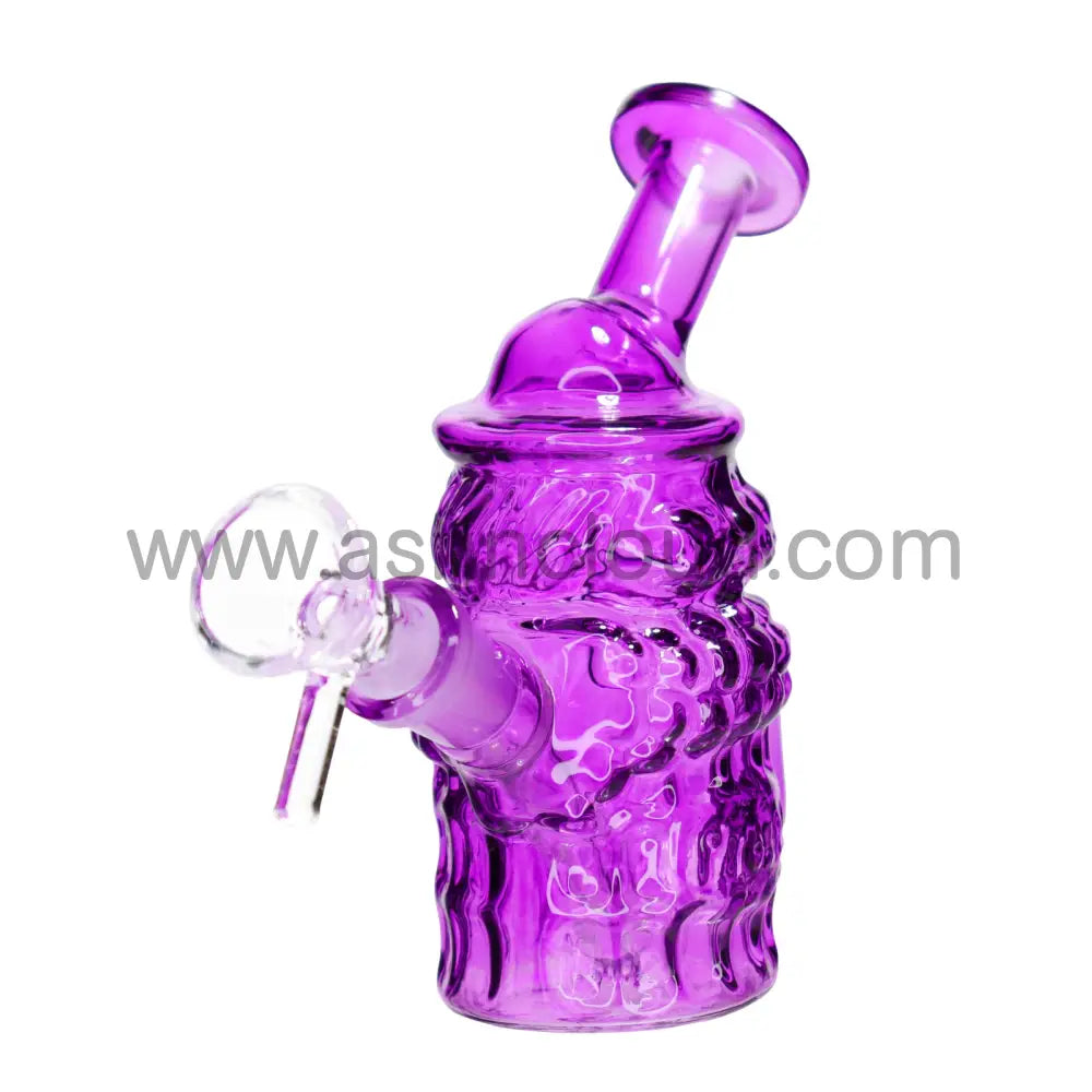 6 in - Multicolor Mini Water Pipe Glass