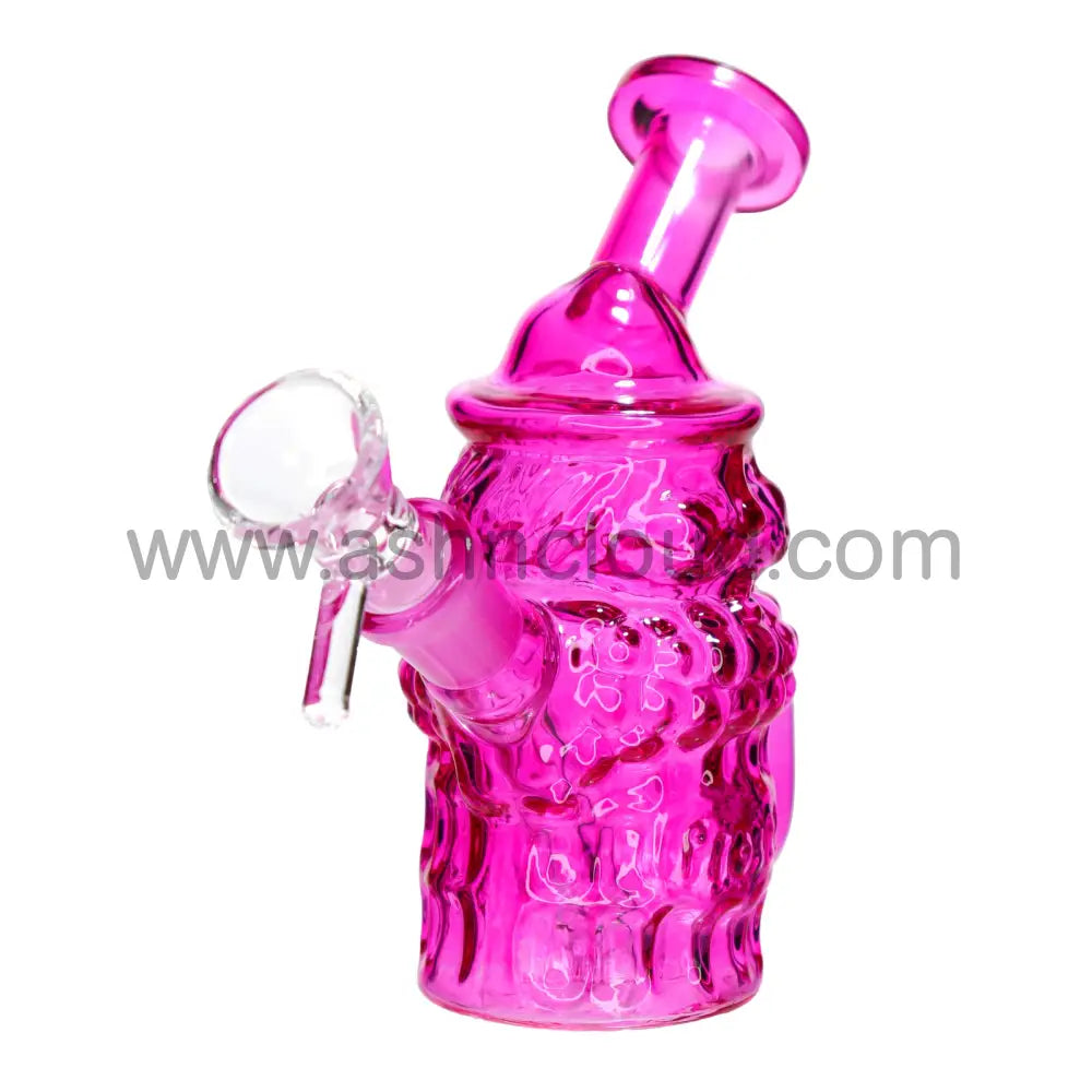 6 in - Multicolor Mini Water Pipe Glass