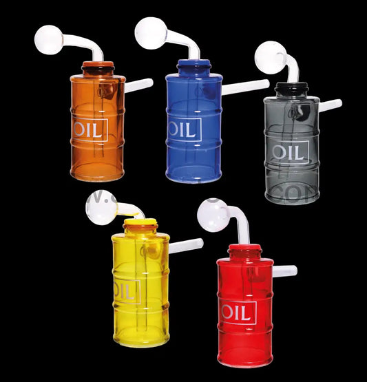 6 In - Oil Tank Glass Multicolor Burner